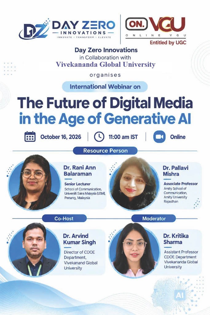 International Webinar: The Future of Digital Media in the Age of Generative AI